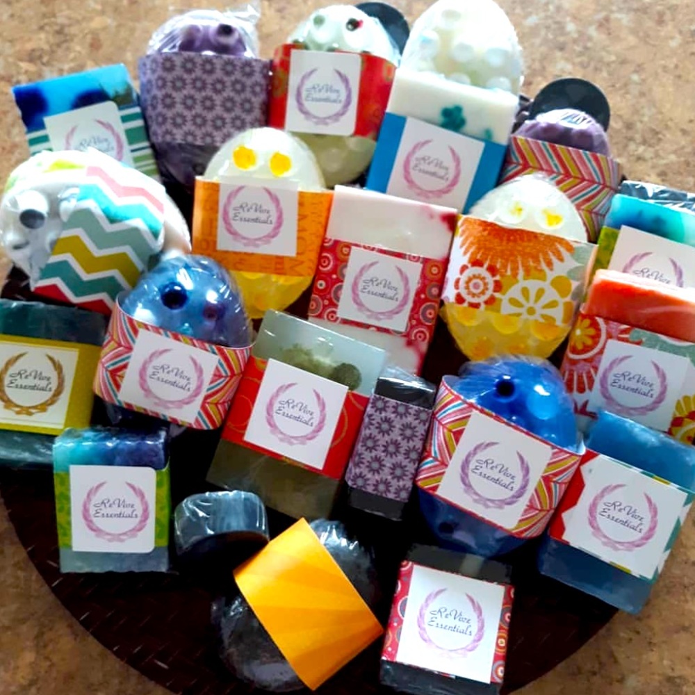 Artisan Glycerin Soaps 6pack shapes & colors vary